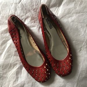 MICHAEL Michael Kors | Studded Perforated Flats